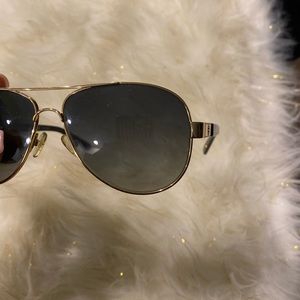 Tory Burch Polarized Aviator Sunglasses